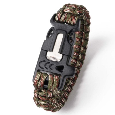 Hot Outdoor Paracord Bracelet camping  Emergency Survival Kit Multitools